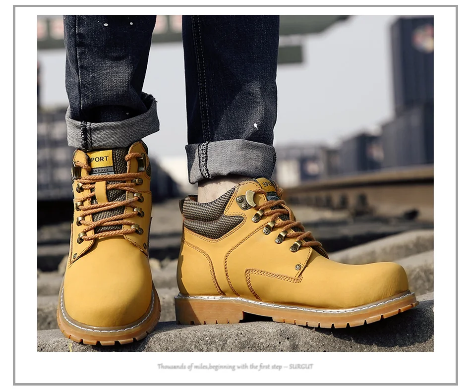 Hiking Shoes Men Waterproof Hunting Boots Tactical Desert Combat Ankle Boots Trekking Shoes Women Work Leather Walking Sneakers