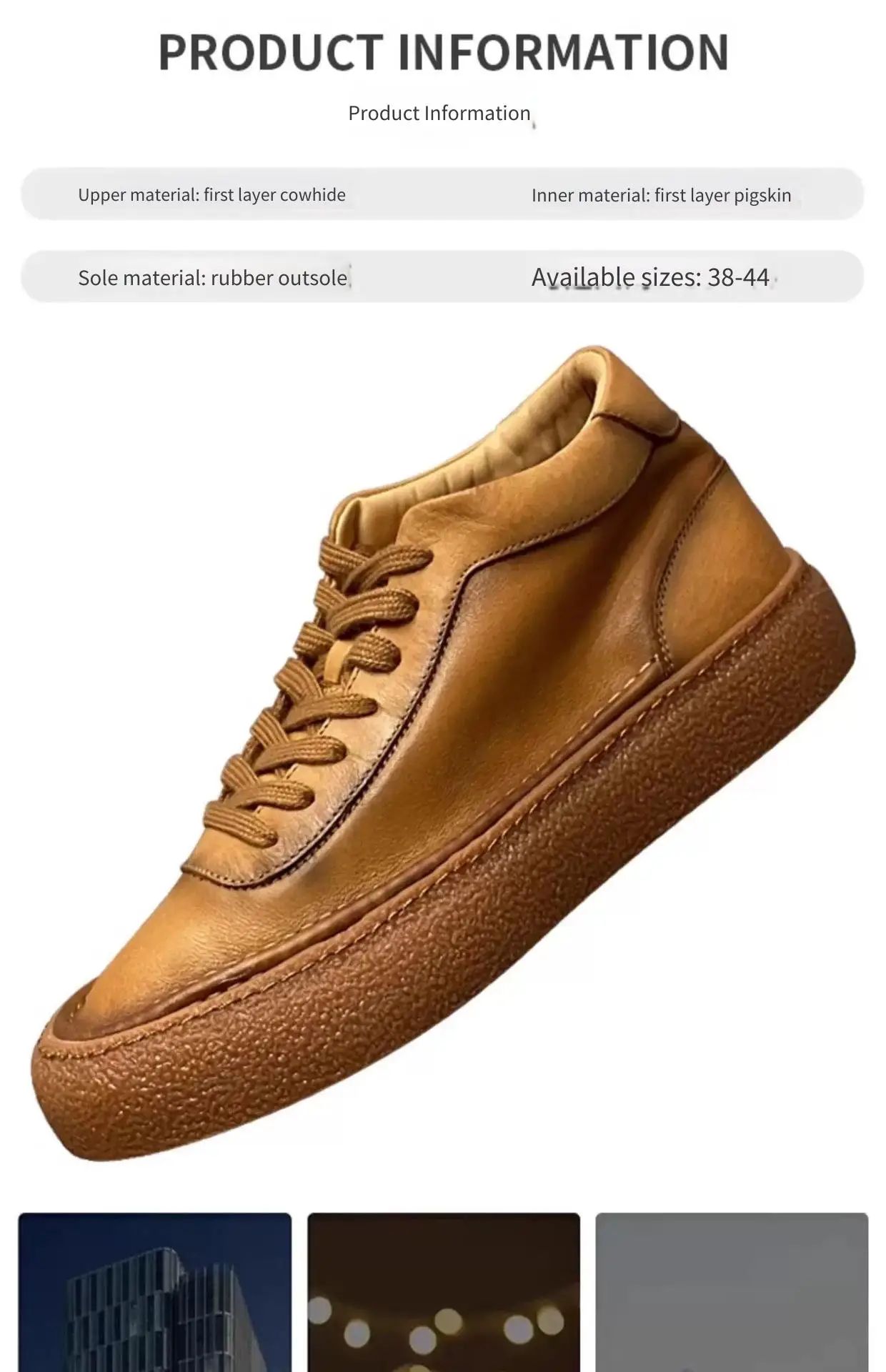 2025 New Men's Fleece Lined High Top Shoes, Retro Leather Work Boots with Chunky Sole, All-Day Comfort Winter Casual Sneakers