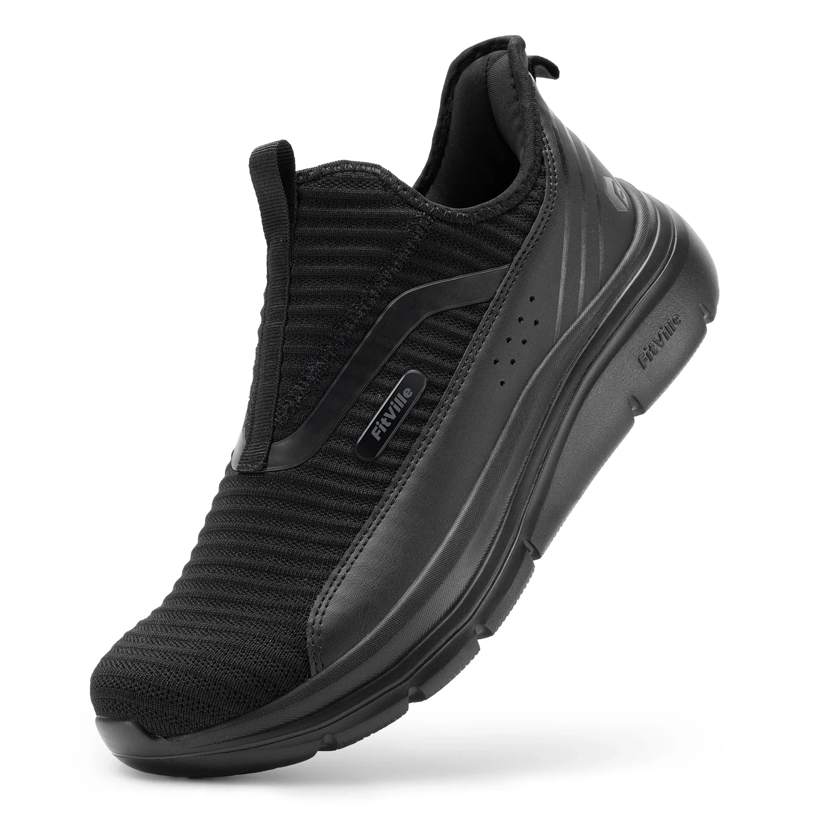 Fitville Wide Men'S Sport Shoes Fitness Walking Shoes Lightweight Breathable For Outdoor Casual Sports Running Shoes Sneaker