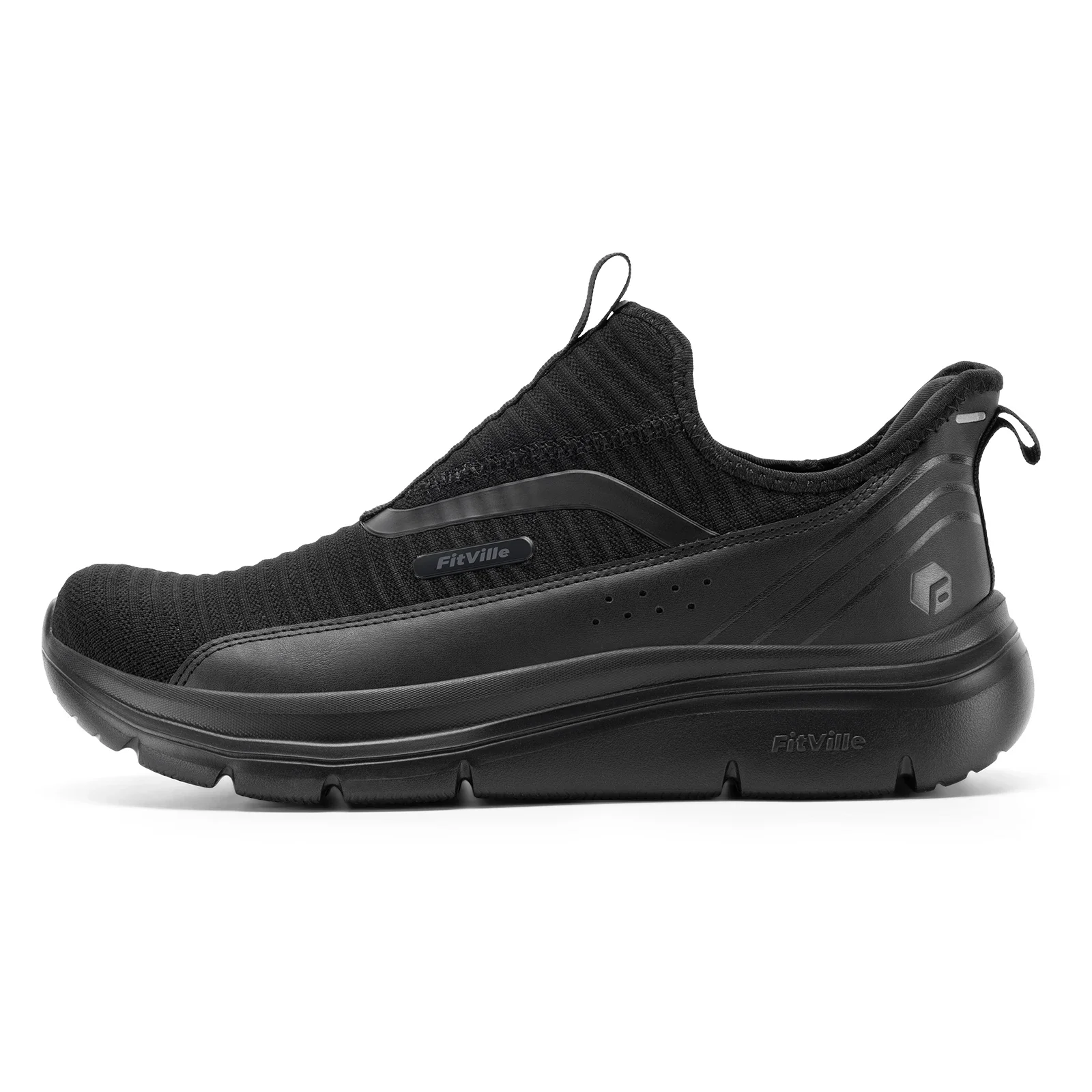 Fitville Wide Men'S Sport Shoes Fitness Walking Shoes Lightweight Breathable For Outdoor Casual Sports Running Shoes Sneaker