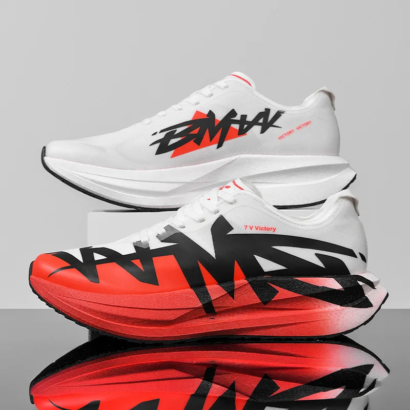 Athletic Running Shoes Men Marathon Speciality Training Race Sports Carbon Board Lightweight Women Comfortable Outdoor Sneakers