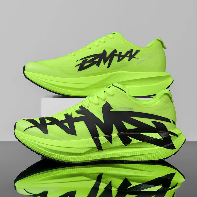 Athletic Running Shoes Men Marathon Speciality Training Race Sports Carbon Board Lightweight Women Comfortable Outdoor Sneakers