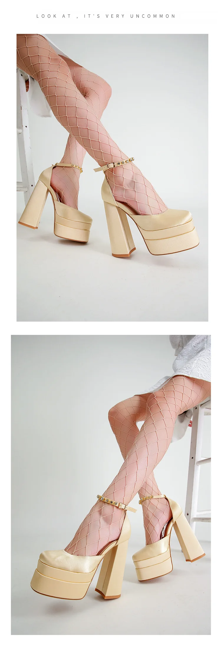 2024 Night Club CRYSTAL Women Pumps Shoes Fashion Platform Thick High Heel Ladies Sexy Stripper Party Sandals Footwear