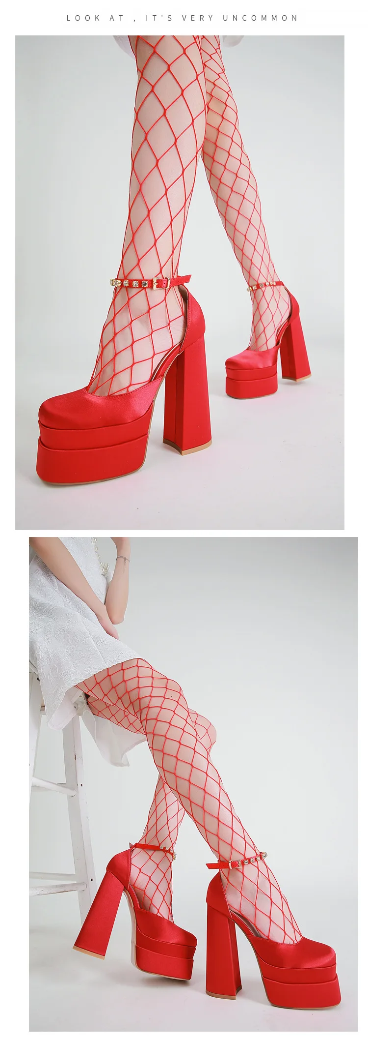 2024 Night Club CRYSTAL Women Pumps Shoes Fashion Platform Thick High Heel Ladies Sexy Stripper Party Sandals Footwear