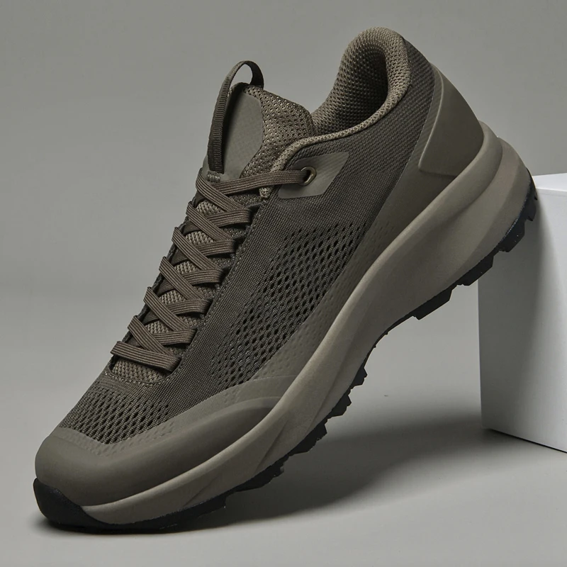 Italian Brand Men's Mesh Casual Shoes High-quality Handmade Soles Men's Outdoor Hiking Shoes Sports Oxford Shoes Thick Soles