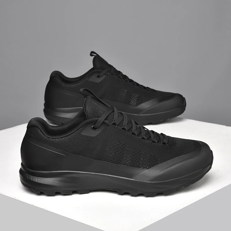 Italian Brand Men's Mesh Casual Shoes High-quality Handmade Soles Men's Outdoor Hiking Shoes Sports Oxford Shoes Thick Soles