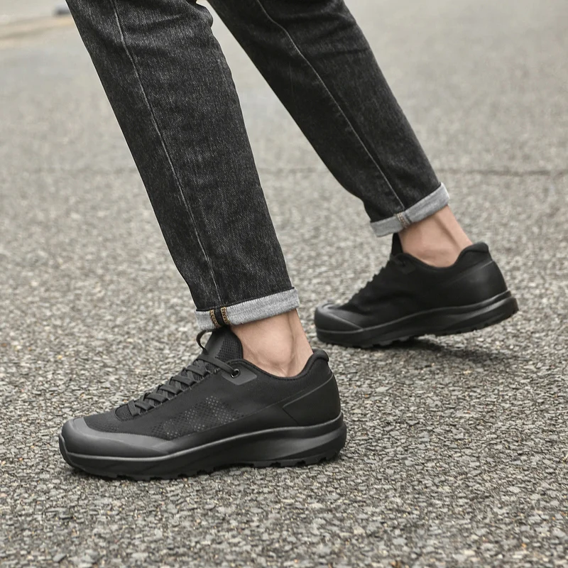 Italian Brand Men's Mesh Casual Shoes High-quality Handmade Soles Men's Outdoor Hiking Shoes Sports Oxford Shoes Thick Soles