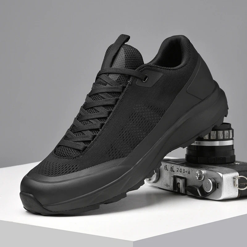 Italian Brand Men's Mesh Casual Shoes High-quality Handmade Soles Men's Outdoor Hiking Shoes Sports Oxford Shoes Thick Soles
