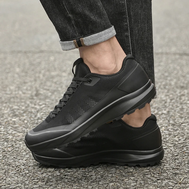 Italian Brand Men's Mesh Casual Shoes High-quality Handmade Soles Men's Outdoor Hiking Shoes Sports Oxford Shoes Thick Soles