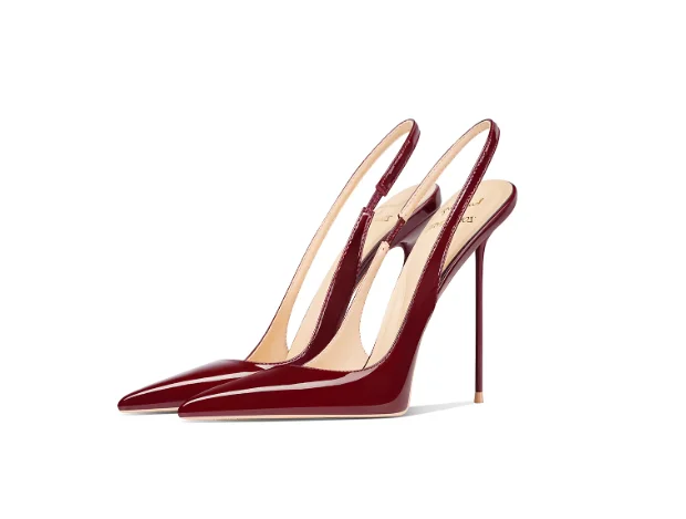 Autumn New Elegant Toe Shoes with White Pointed Toes and Slim Heels, Women's Gentle and Versatile, Showing Off Their Temperament
