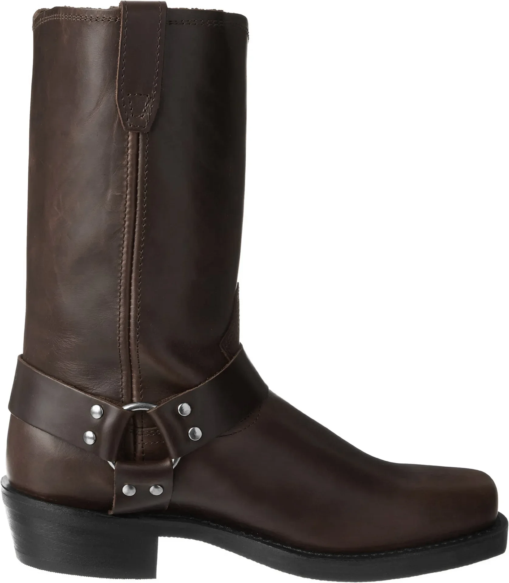 Retro Cowboy Boots Men Mid Calf Western Boots Men Pu Leather Boots Man Slip On Shoes Winter Knight Boots Booties Plus Size 39-48