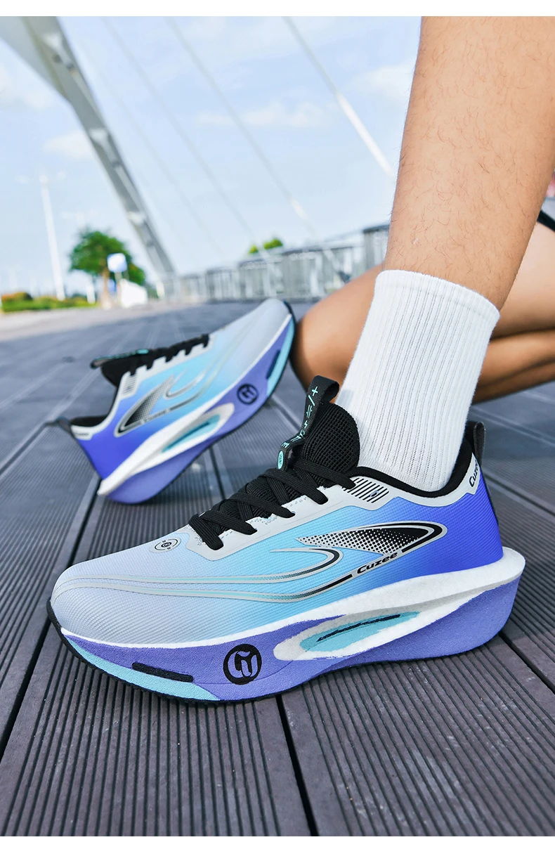 Men Running Shoes Carbon Board Marathon Speciality Sports Breathable Lightweight Women's Comfortable Athletic Chunta Sneakers