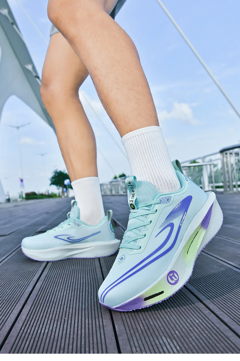 Men Running Shoes Carbon Board Marathon Speciality Sports Breathable Lightweight Women's Comfortable Athletic Chunta Sneakers