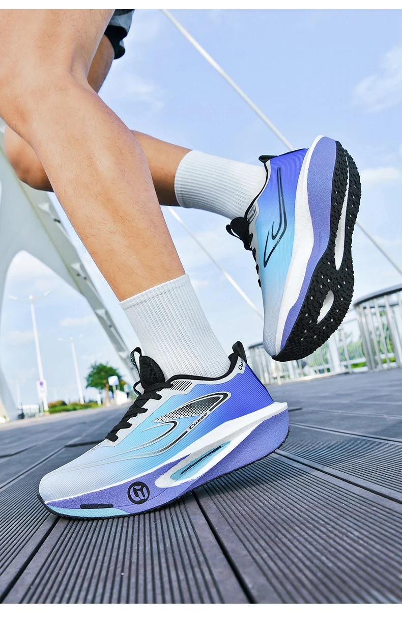 Men Running Shoes Carbon Board Marathon Speciality Sports Breathable Lightweight Women's Comfortable Athletic Chunta Sneakers