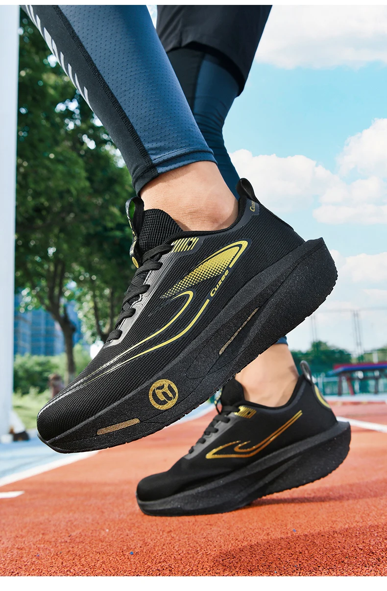 Men Running Shoes Carbon Board Marathon Speciality Sports Breathable Lightweight Women's Comfortable Athletic Chunta Sneakers