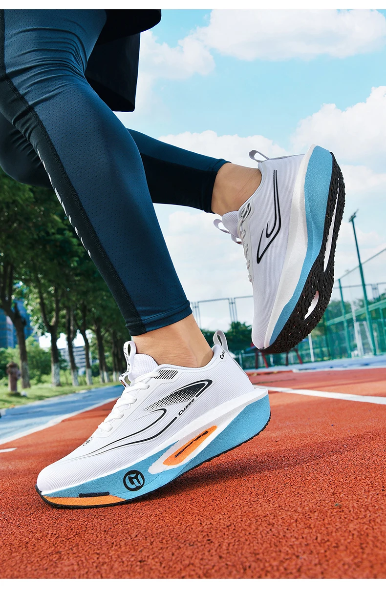 Men Running Shoes Carbon Board Marathon Speciality Sports Breathable Lightweight Women's Comfortable Athletic Chunta Sneakers