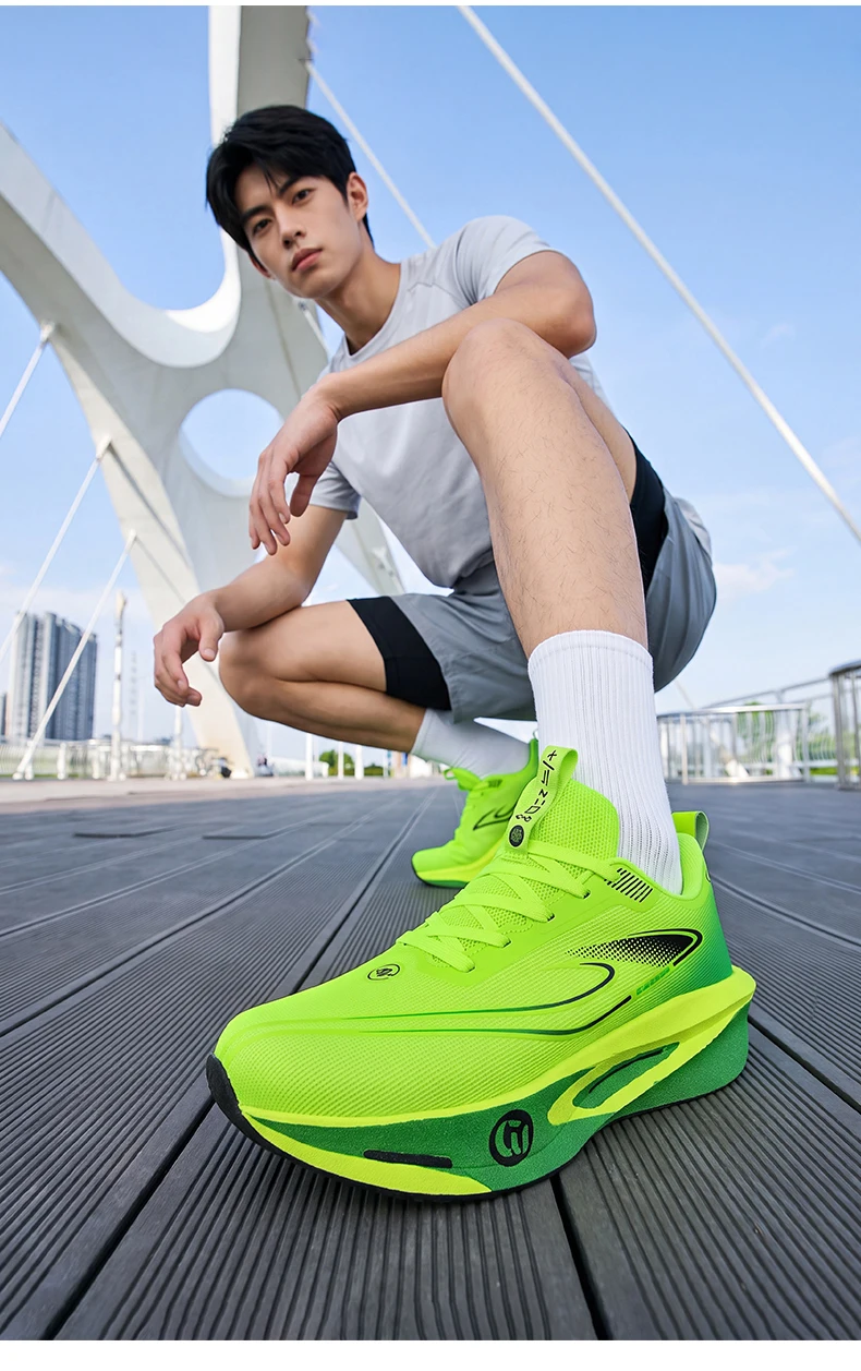 Men Running Shoes Carbon Board Marathon Speciality Sports Breathable Lightweight Women's Comfortable Athletic Chunta Sneakers