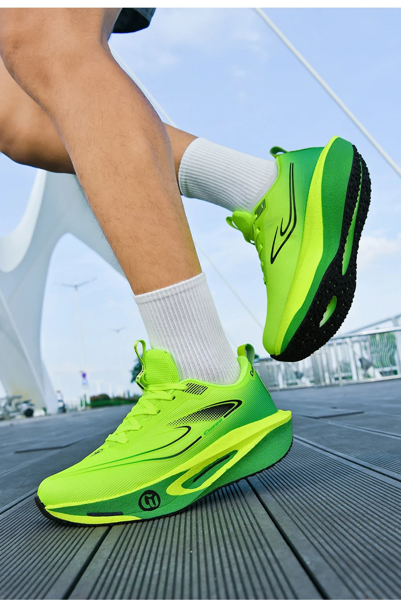 Men Running Shoes Carbon Board Marathon Speciality Sports Breathable Lightweight Women's Comfortable Athletic Chunta Sneakers