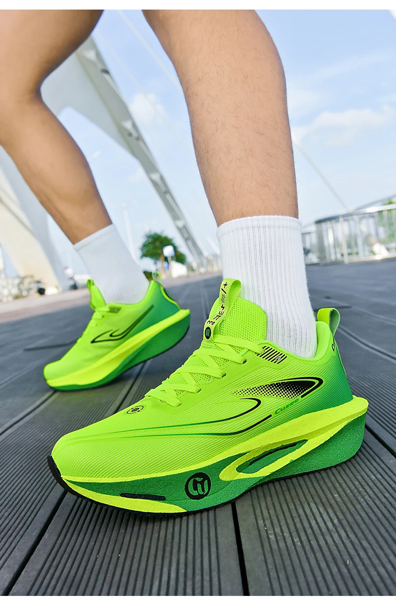 Men Running Shoes Carbon Board Marathon Speciality Sports Breathable Lightweight Women's Comfortable Athletic Chunta Sneakers