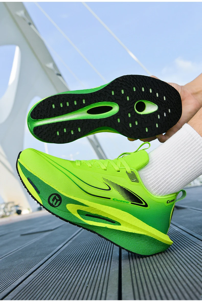Men Running Shoes Carbon Board Marathon Speciality Sports Breathable Lightweight Women's Comfortable Athletic Chunta Sneakers