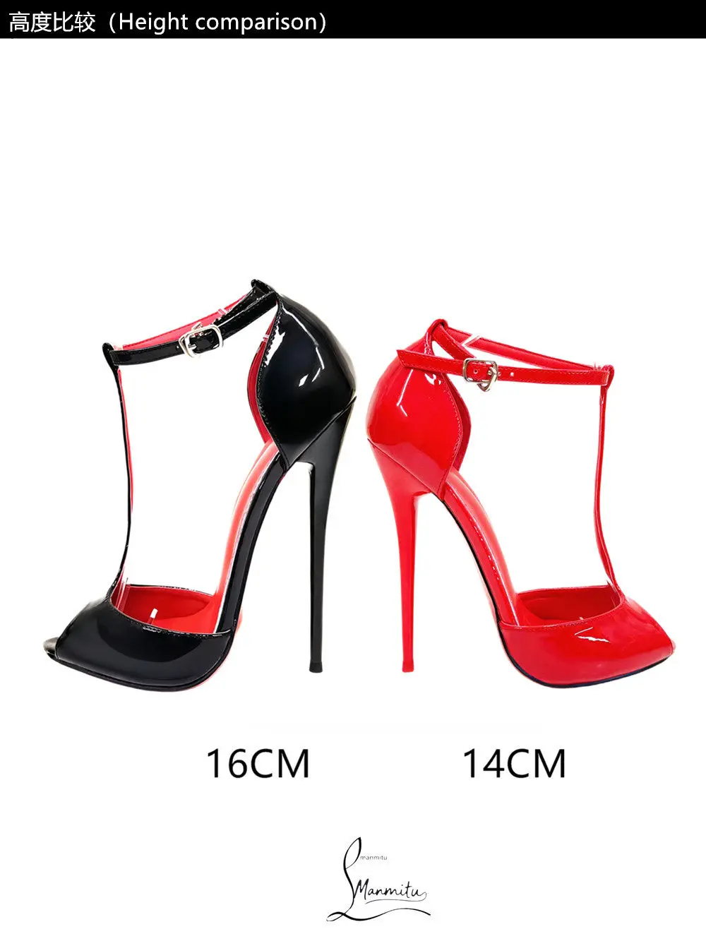 New 12cm Pointed Slender Heel T-shaped Fish Mouth High-heeled Shoes with A Single Buckle and Exposed Toe Sexy Sandals