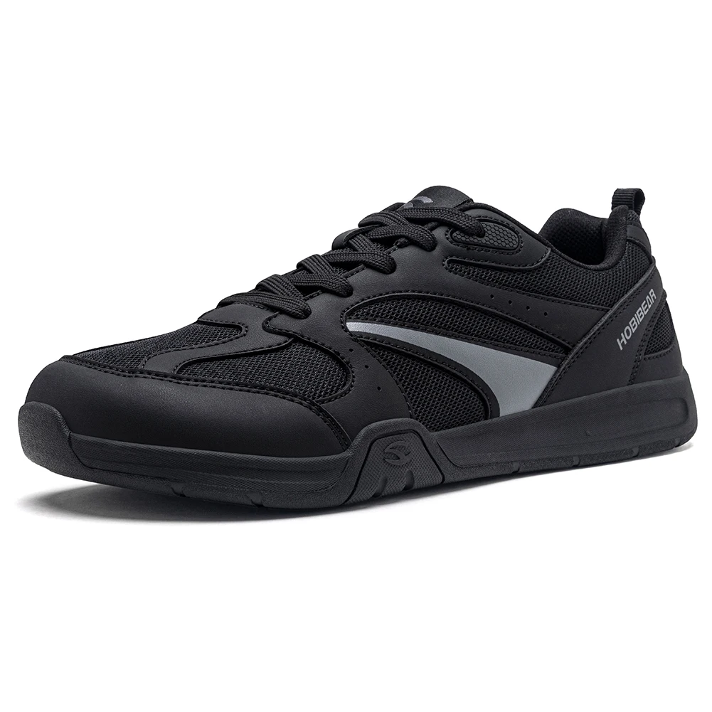 HOBIBEAR Wide Width Shoes Unisex Flexible Lightweight Lace Up Sneakers Cross Casual Walking Shoes