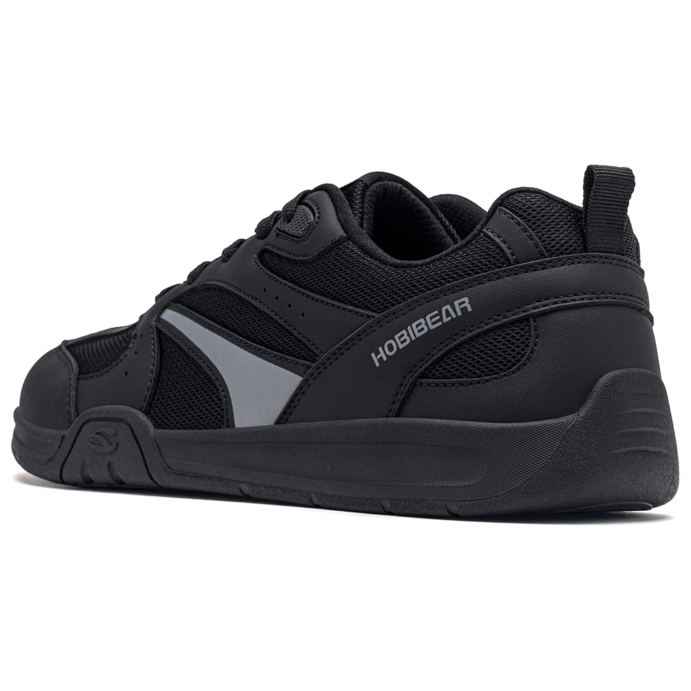 HOBIBEAR Wide Width Shoes Unisex Flexible Lightweight Lace Up Sneakers Cross Casual Walking Shoes