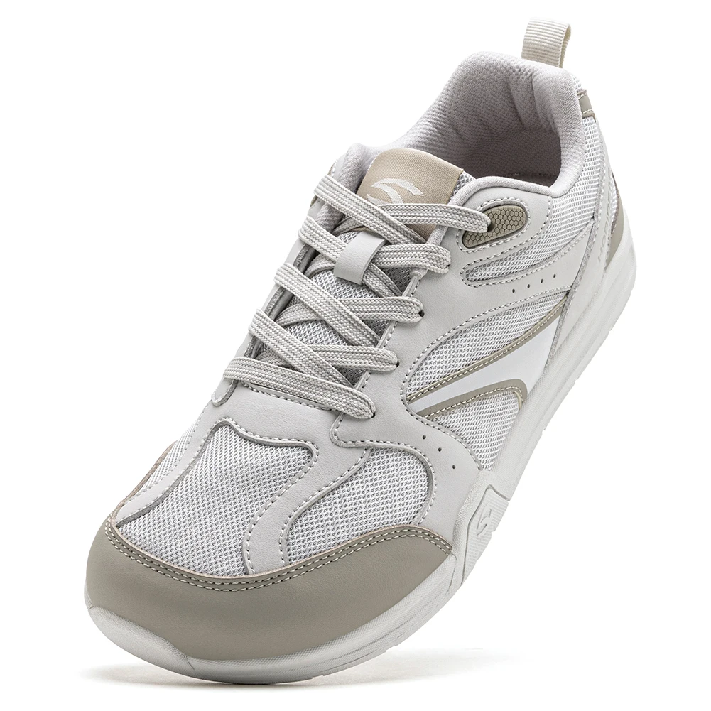 HOBIBEAR Wide Width Shoes Unisex Flexible Lightweight Lace Up Sneakers Cross Casual Walking Shoes