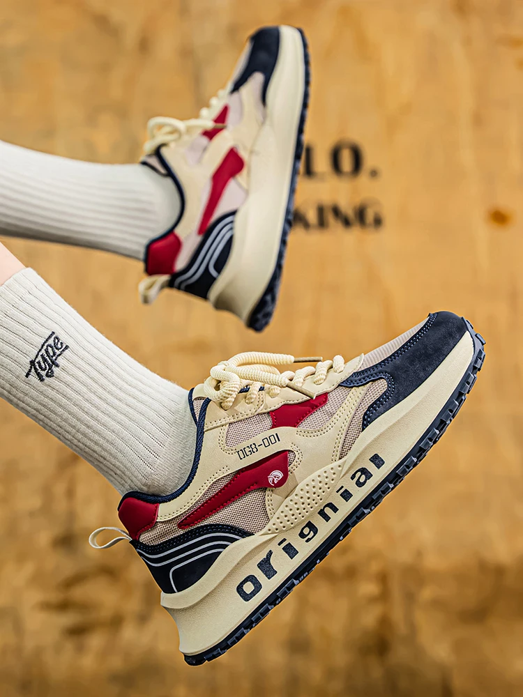 2026 Winter Spring Men's New Outdoor Mesh Sports Shoes Breathable Comfortable Soft Sole Casual Shoes Men Women Cotton Shoes