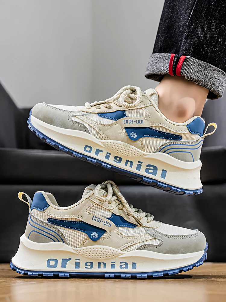 2026 Winter Spring Men's New Outdoor Mesh Sports Shoes Breathable Comfortable Soft Sole Casual Shoes Men Women Cotton Shoes