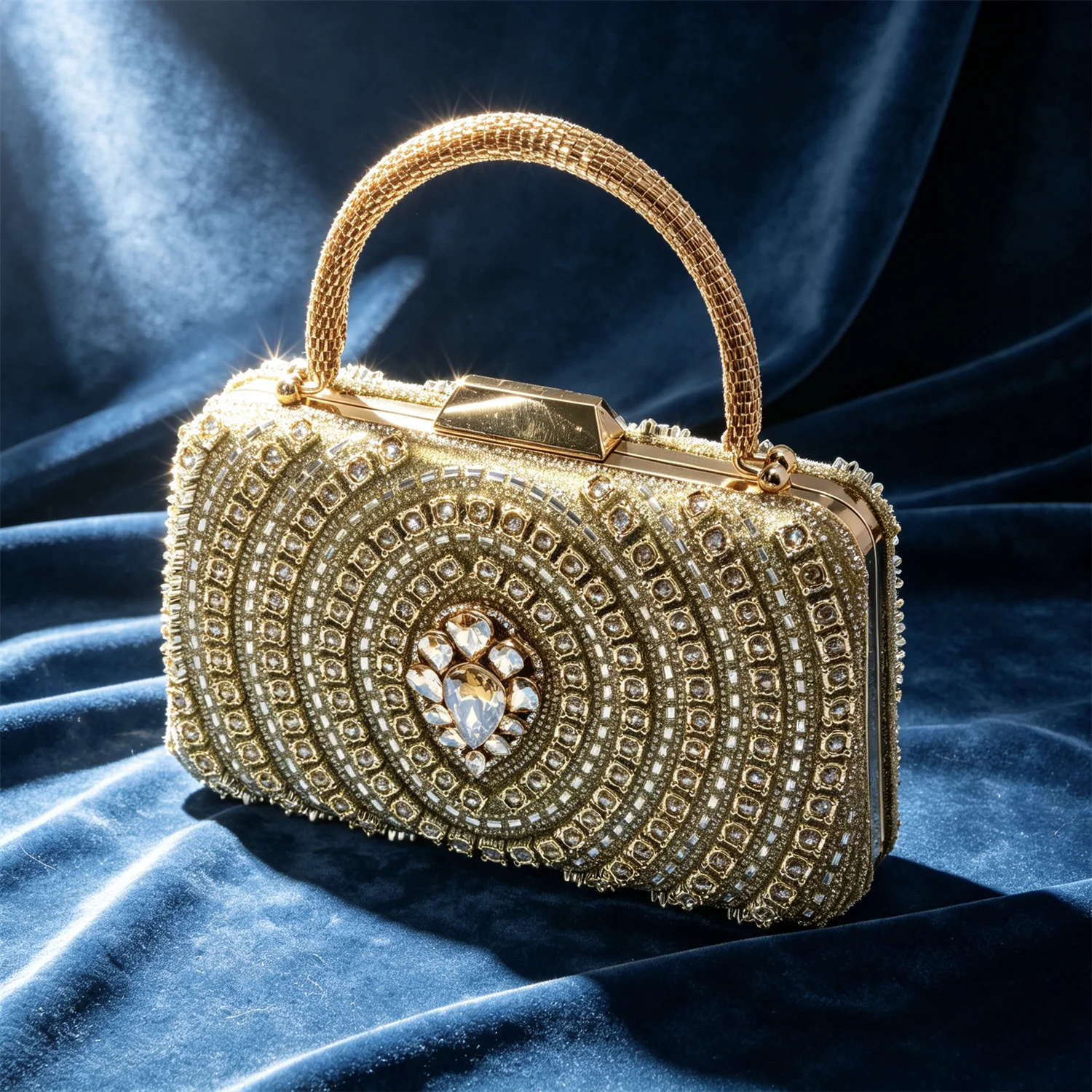 Latest African Women Shoes and Bags Italy Elegant Heeled Shoes for Women Italian Shoe and Bag Pumps Decorated with Rhinestone