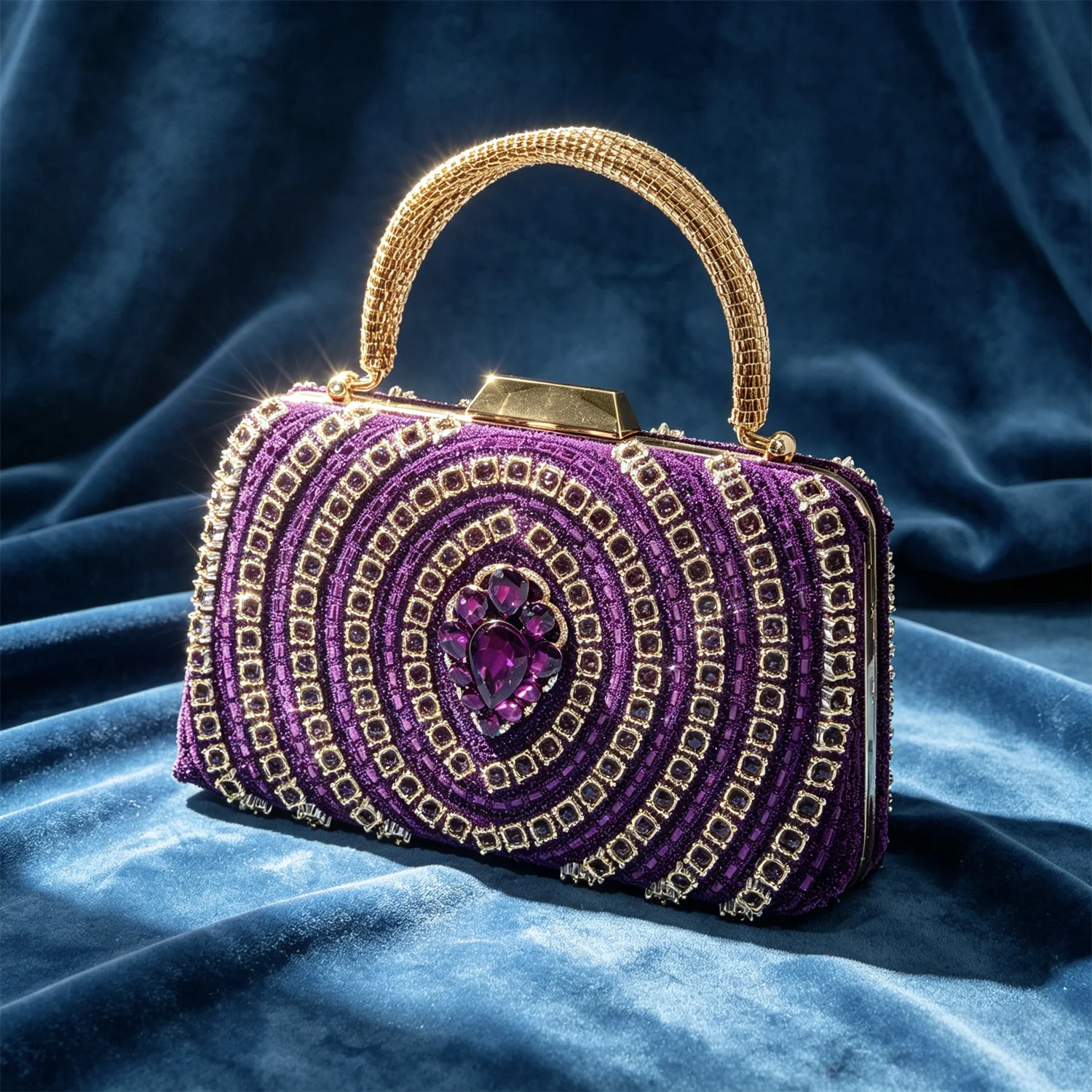 Latest African Women Shoes and Bags Italy Elegant Heeled Shoes for Women Italian Shoe and Bag Pumps Decorated with Rhinestone