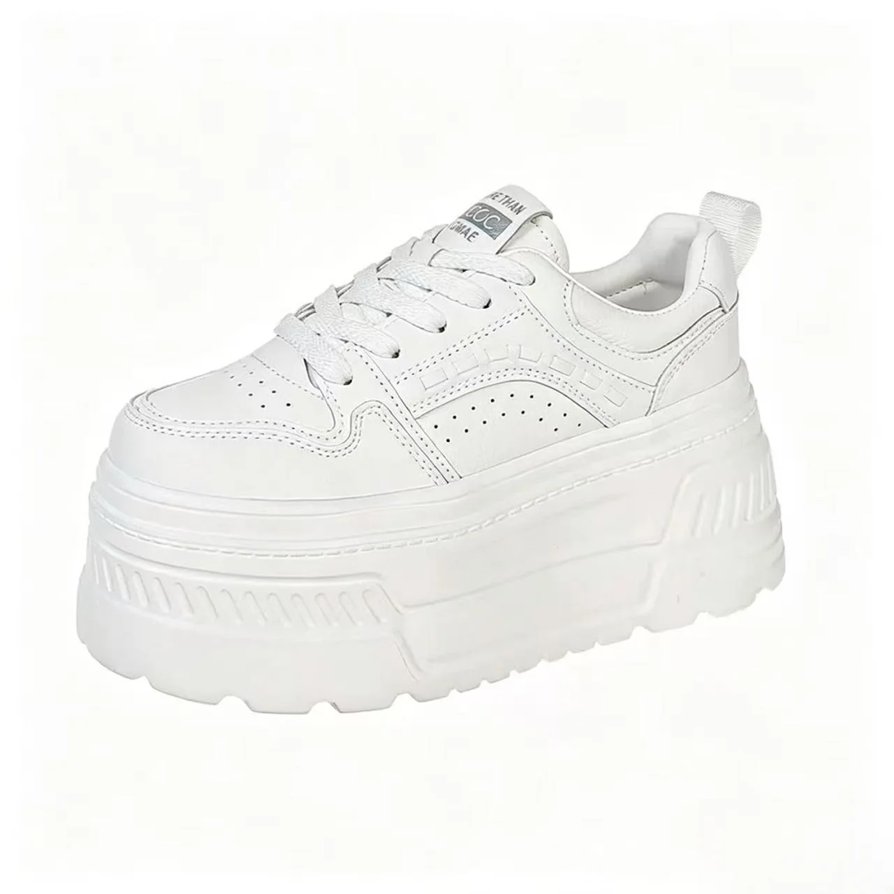 Ladies Heightening Thick Bottom Sneakers Breathable Fashionable Casual Platform Shoes New Style Flatform Loafers