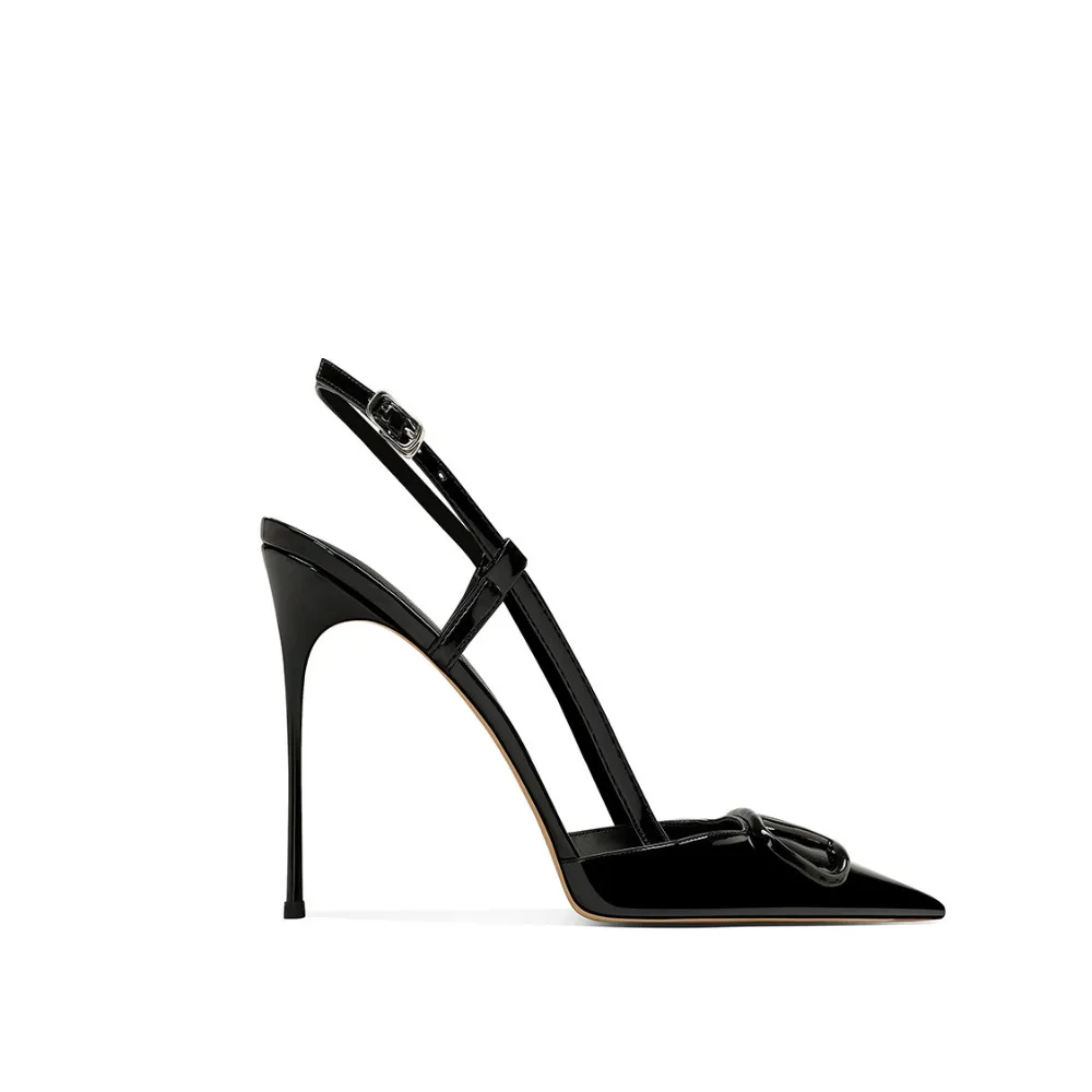 Women Nude Pointed Toe Thin Heel Sandals Spring New Arrival Open Back Closed Toe Elegant High Heel Sandals
