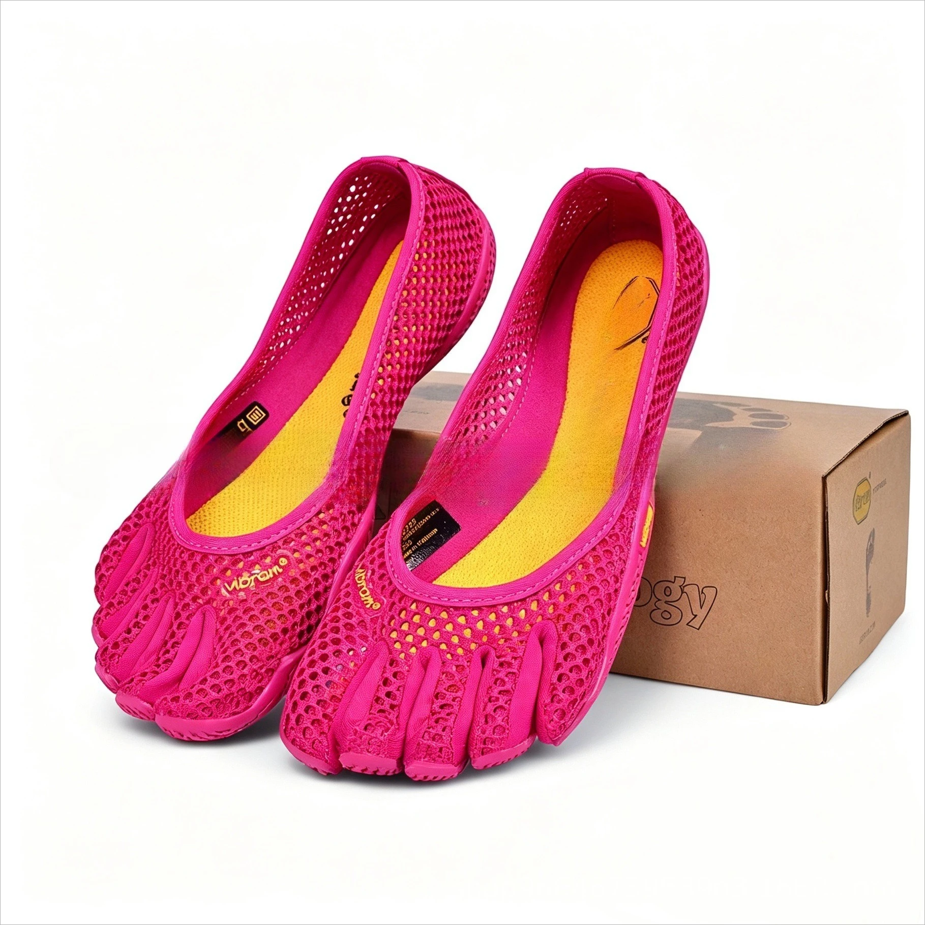 Women Five‑Toe Minimalist Barefoot Shoes, Quick Dry Breathable Mesh, Non‑Slip for Beach Swimming Water Sports Gym Walking