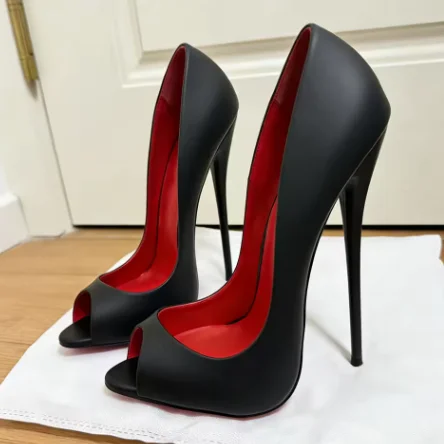 New 12cm Patent Leather Fish Mouth High Heels for Women with Pointed Toes, Thin Heels Shallow Mouth, sexy Socialite Single Shoes