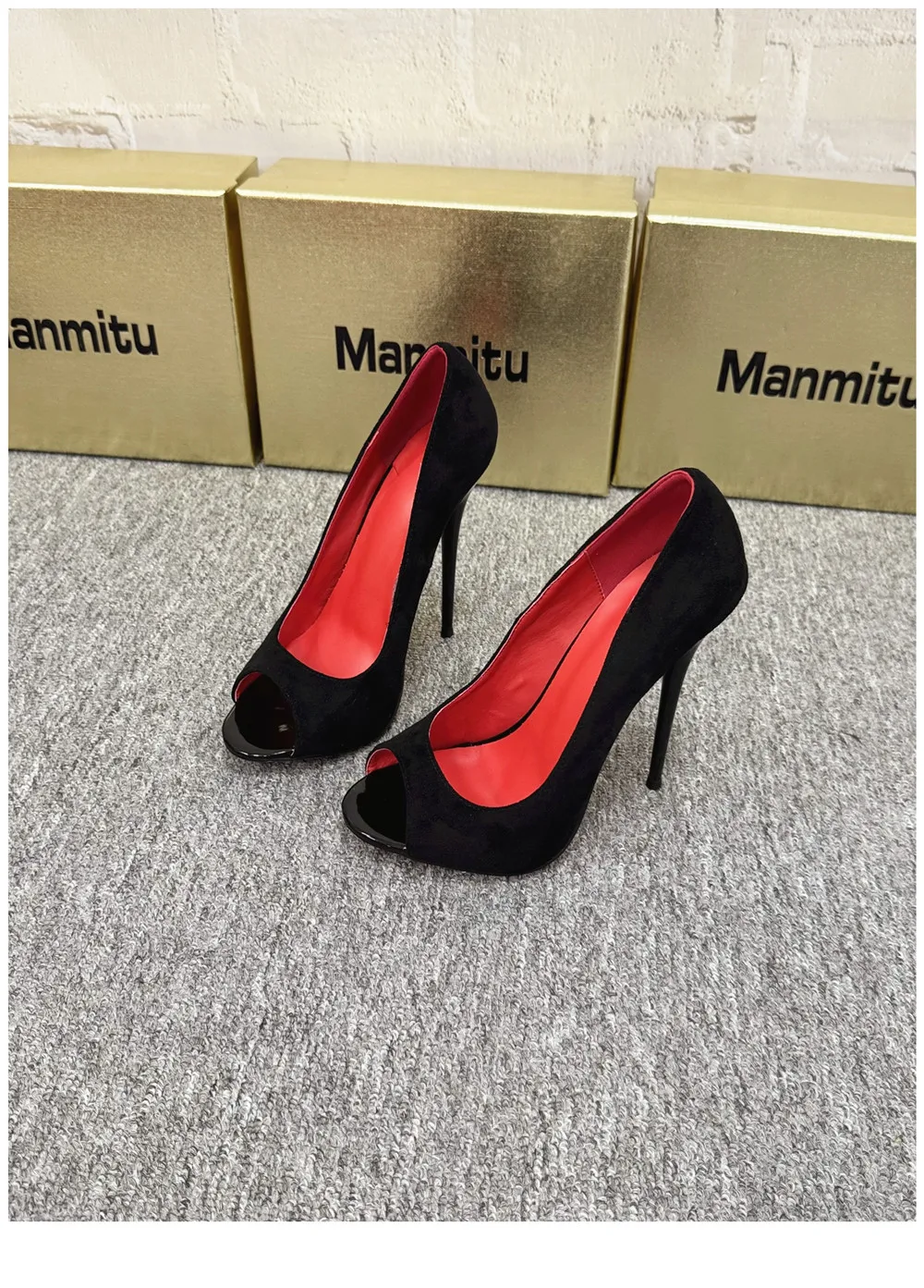 New 12cm Patent Leather Fish Mouth High Heels for Women with Pointed Toes, Thin Heels Shallow Mouth, sexy Socialite Single Shoes