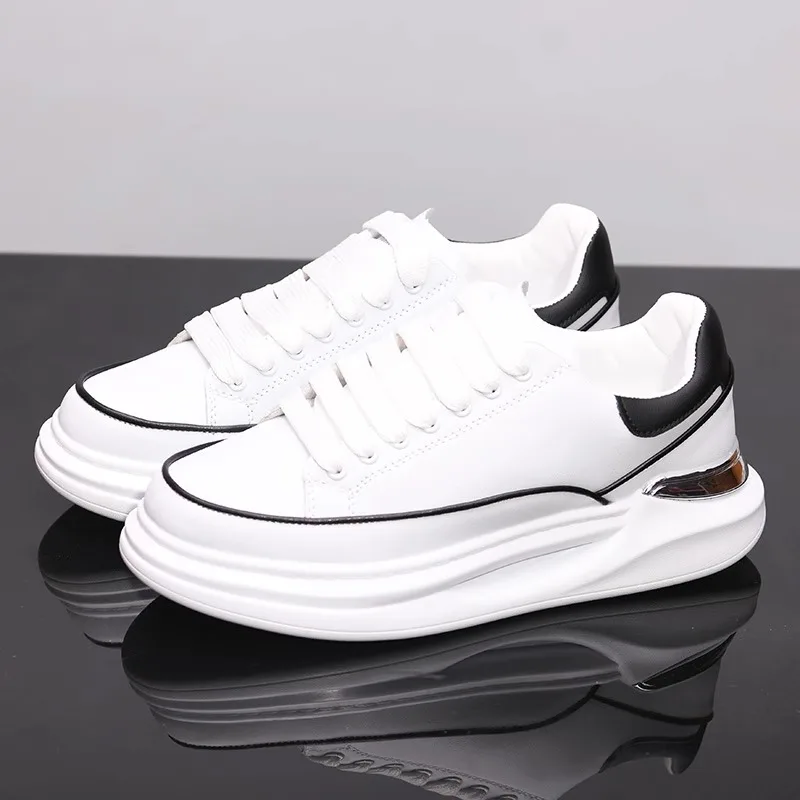 Brand men's shoes 2025 autumn lace-up couples casual sports shoes trendy sneakers luxury sports tennis shoes running shoes