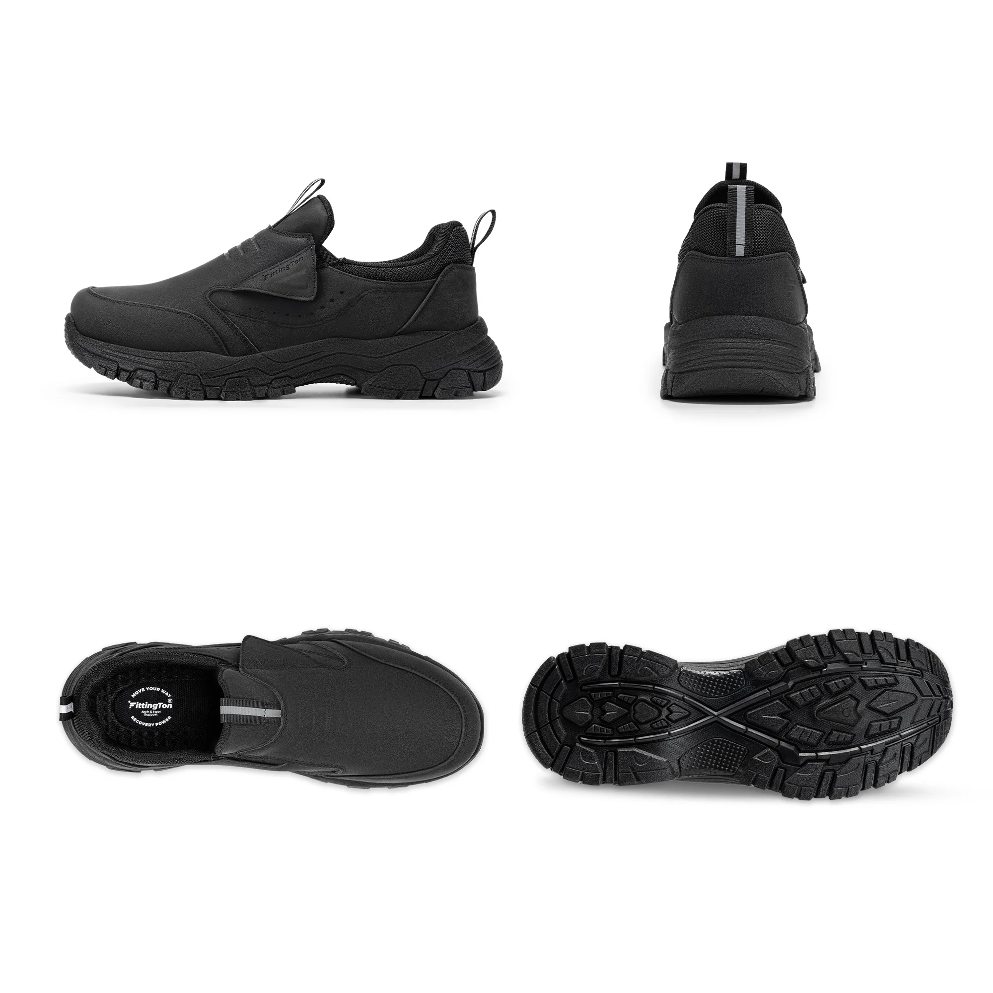 Fittington New Fashion Outdoor Men‘s Shoes Walking Shoes Wear Resisting Casual Sneakers Trekking Easy  to  Wear Footwear