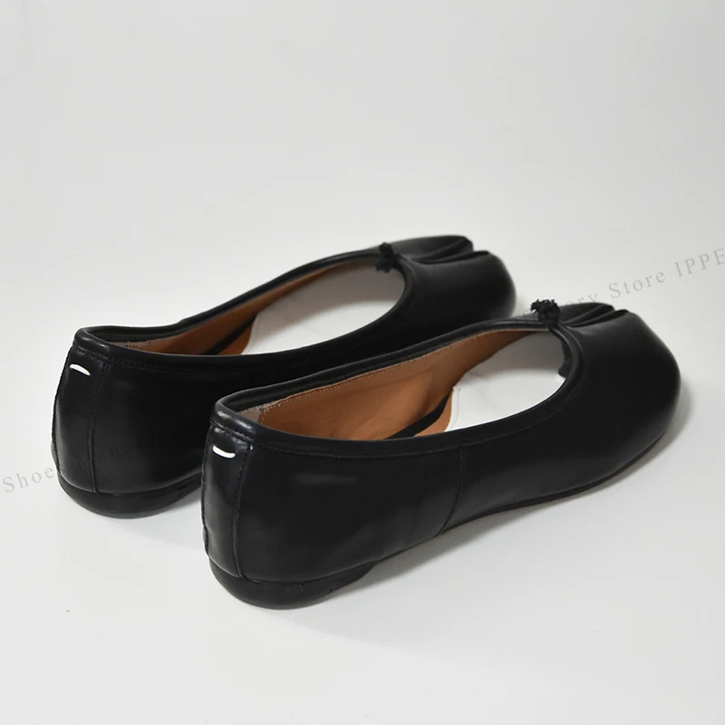 IPPEUM Tabi Footwear Shoes For Women 2026 New Fashion 36-44 Plus Size Ballet Flats Shoes With Split Toe