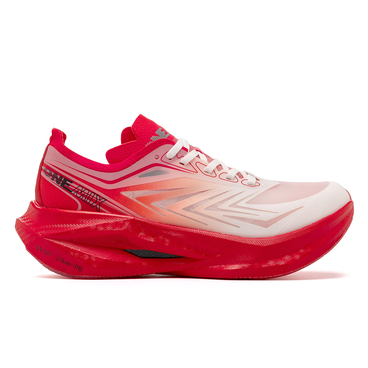 ONEMIX Running Shoes Men Women Sneakers Full Palm Carbon Board Professional Shock Absorbing Breathable Elastic Sports Shoe
