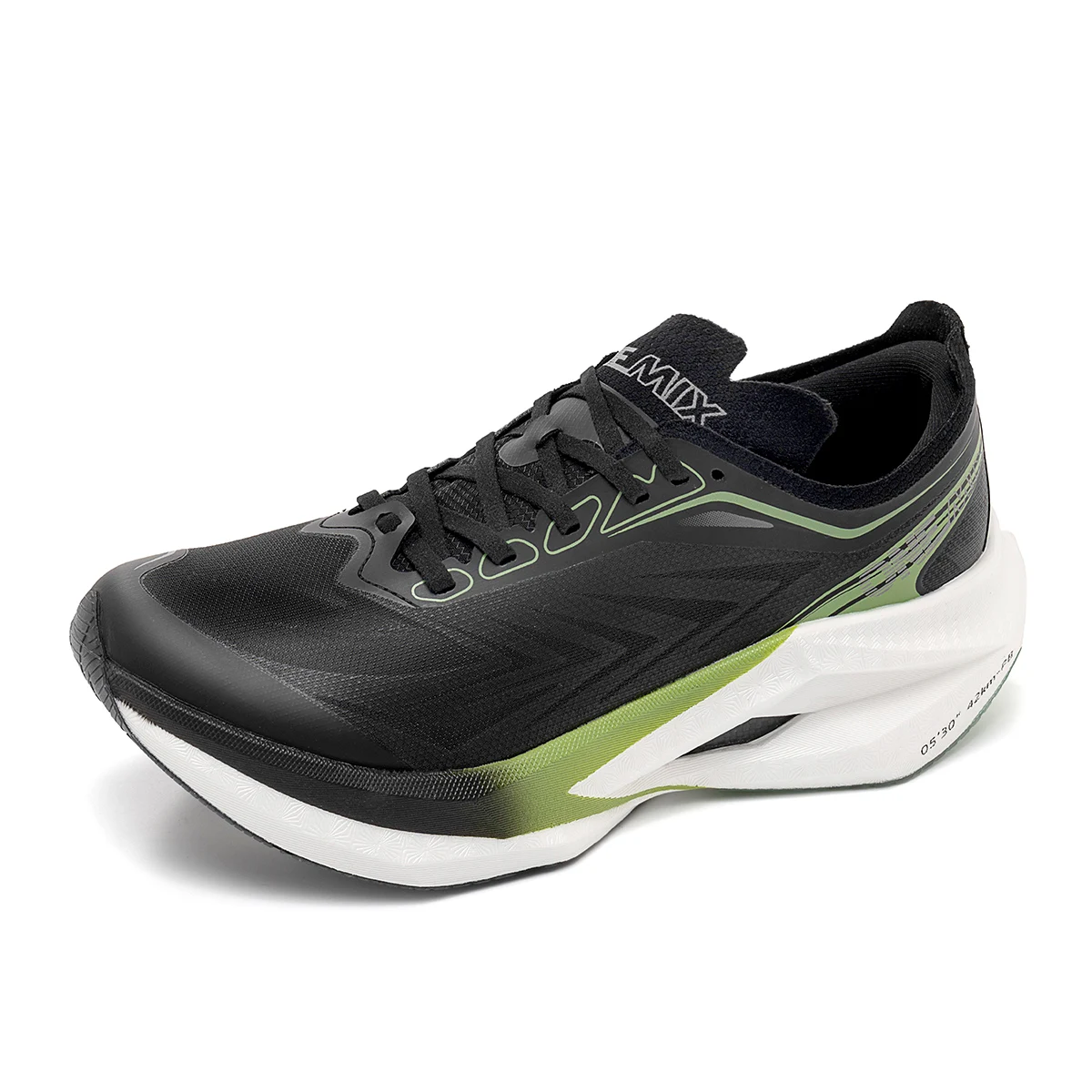 ONEMIX Running Shoes Men Women Sneakers Full Palm Carbon Board Professional Shock Absorbing Breathable Elastic Sports Shoe