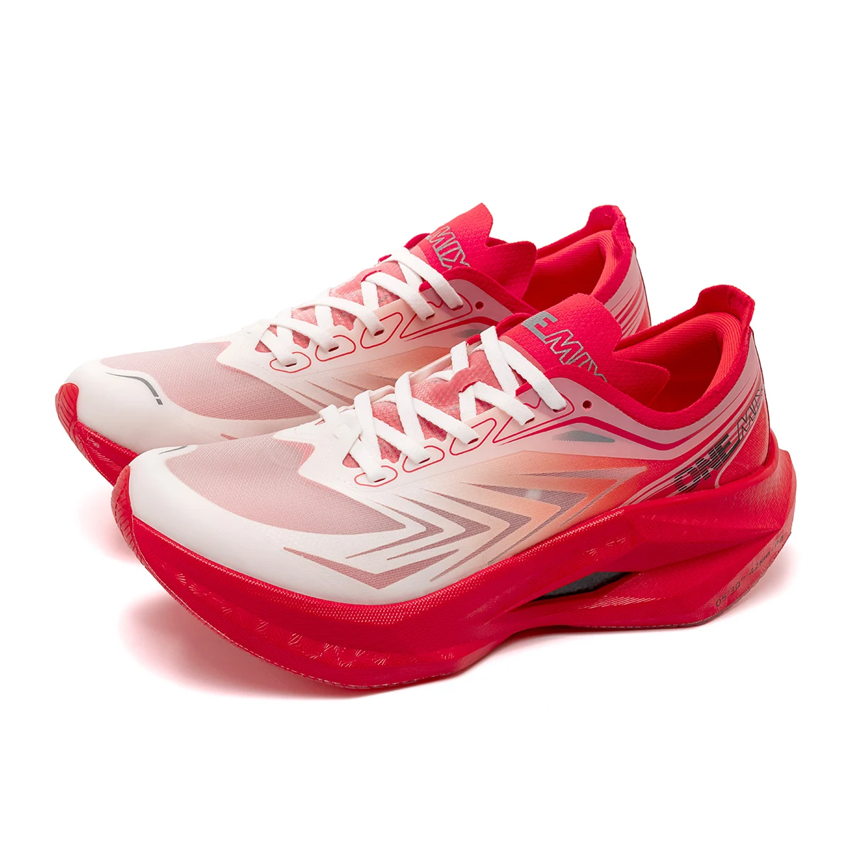ONEMIX Running Shoes Men Women Sneakers Full Palm Carbon Board Professional Shock Absorbing Breathable Elastic Sports Shoe