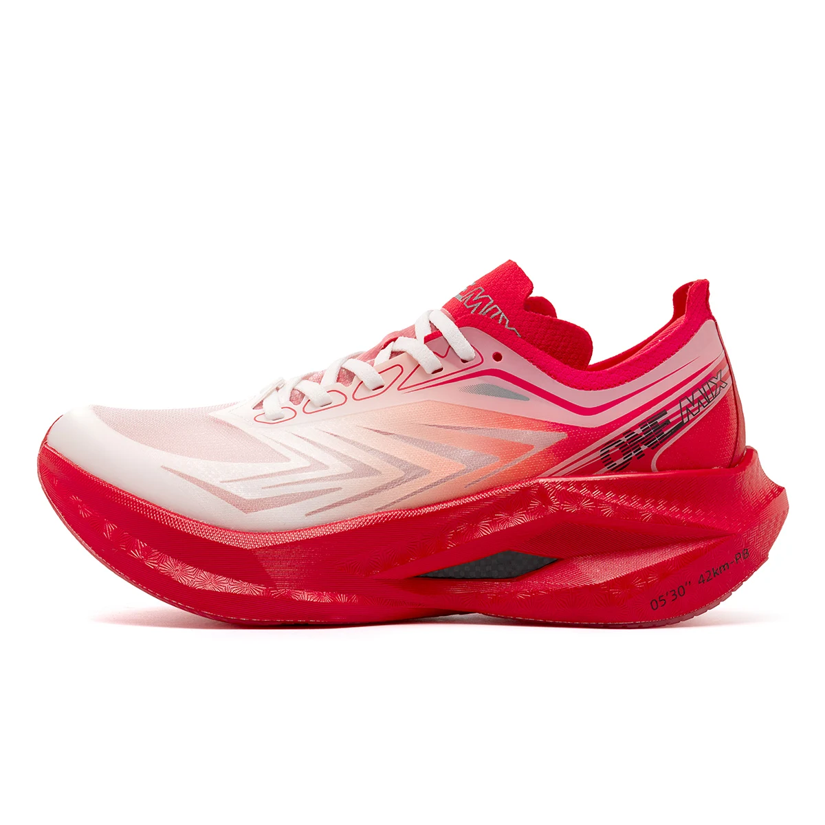 ONEMIX Running Shoes Men Women Sneakers Full Palm Carbon Board Professional Shock Absorbing Breathable Elastic Sports Shoe