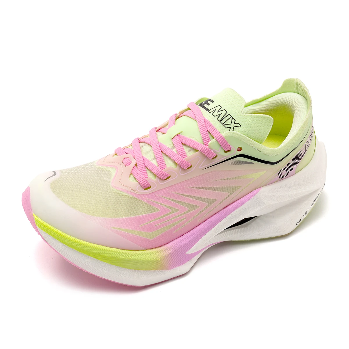 ONEMIX Running Shoes Men Women Sneakers Full Palm Carbon Board Professional Shock Absorbing Breathable Elastic Sports Shoe