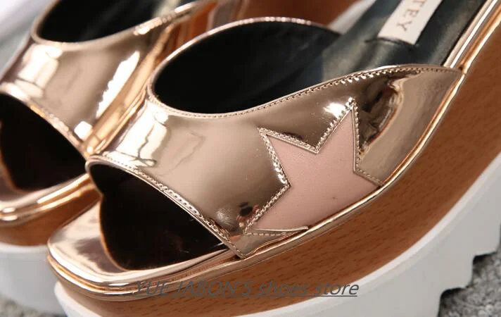 Women Casual Shoes Spring Lady Genuine Leather Casual Sneakers Running Sports Chunky Trainer Stars Breathable Platform Shoes