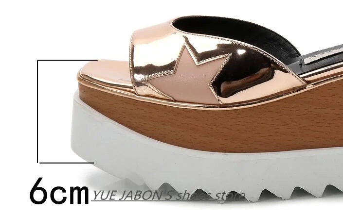 Women Casual Shoes Spring Lady Genuine Leather Casual Sneakers Running Sports Chunky Trainer Stars Breathable Platform Shoes