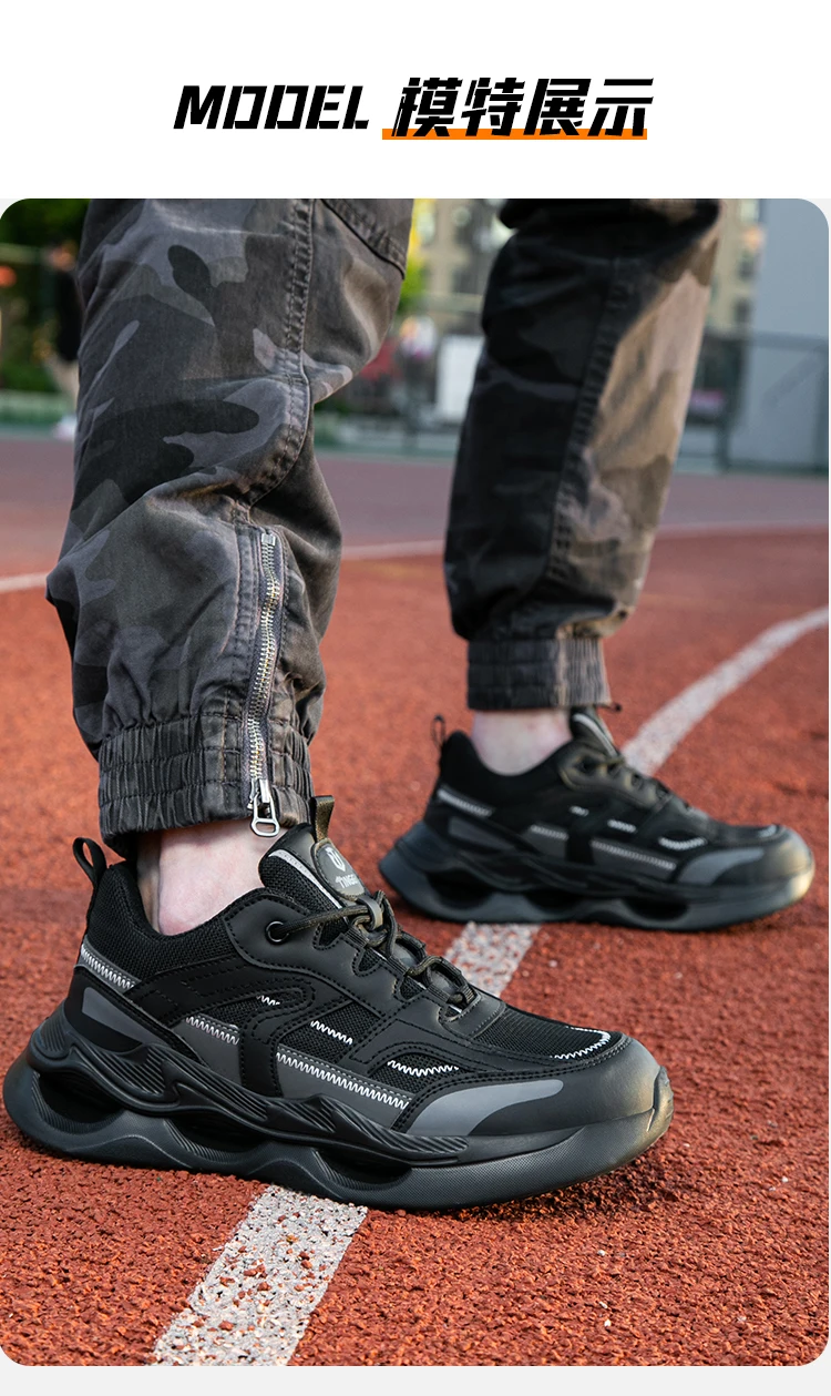 6KV Insulated Shoes Men Anti-Smash Anti Puncture Safety Shoes Men Boots Composite Toe Work Shoes Sneakers Security Lightweight