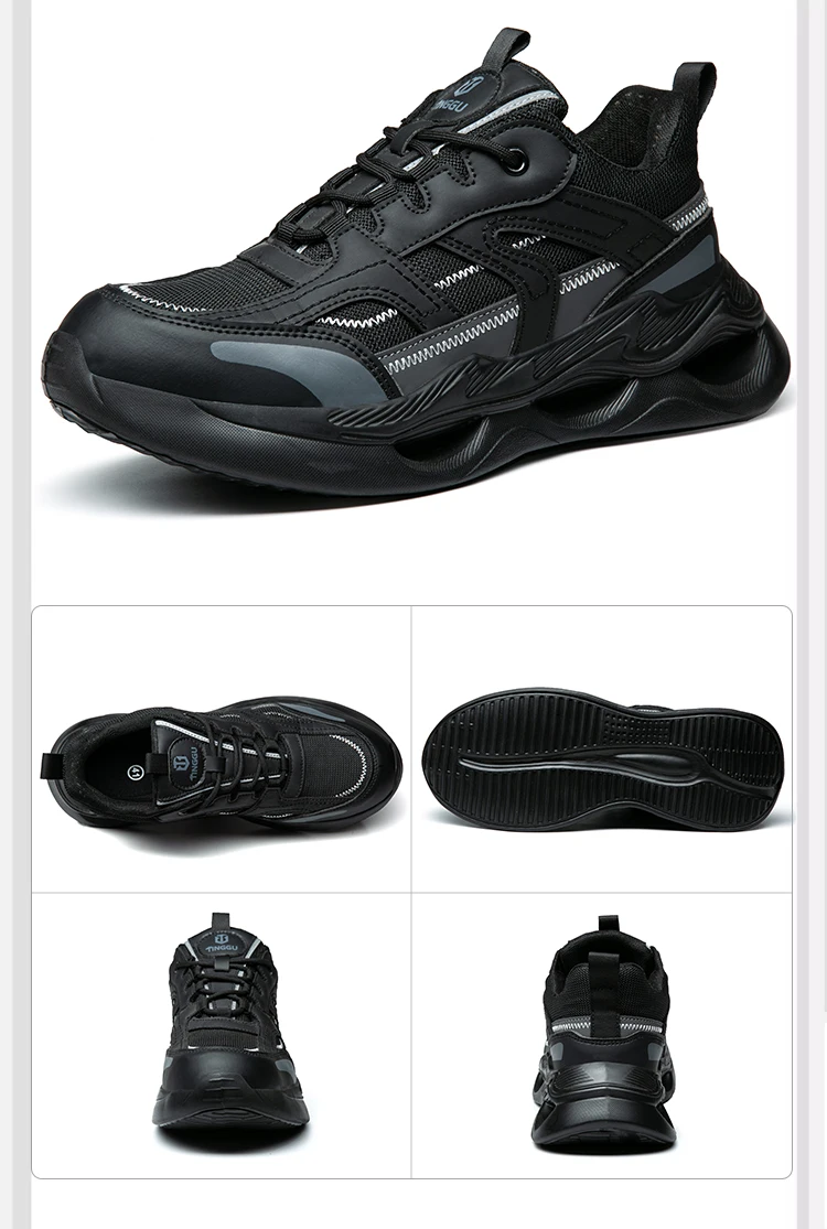 6KV Insulated Shoes Men Anti-Smash Anti Puncture Safety Shoes Men Boots Composite Toe Work Shoes Sneakers Security Lightweight