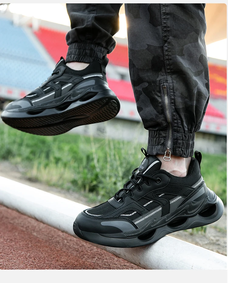 6KV Insulated Shoes Men Anti-Smash Anti Puncture Safety Shoes Men Boots Composite Toe Work Shoes Sneakers Security Lightweight